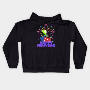 Happy New year 2023, Rocket Fire work Kids Hoodie